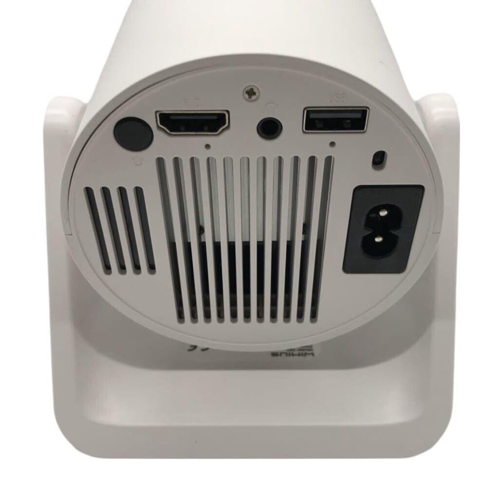 Wimius S27 1080p White Portable Mini Video Projector w/ WiFi & Bluetooth DEMO