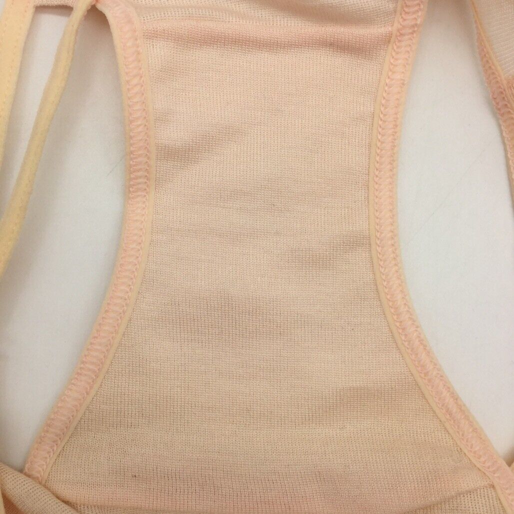 Manufat Pink Plain Stretch Brief Bikini Underwear Ladies Size Italy 3 / L NEW