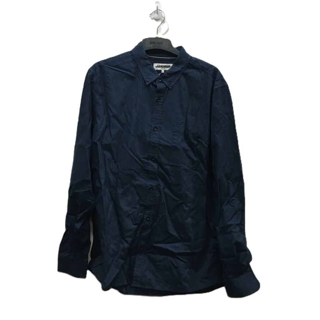 Sample Jeanswest Men Navy Blue Every Day Dimond Shirt with Pocket Size L NEW