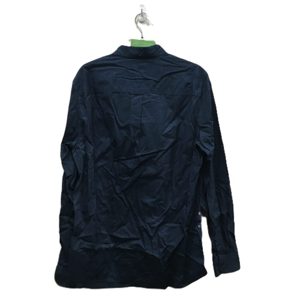 Sample Jeanswest Men Navy Blue Every Day Dimond Shirt with Pocket Size L NEW