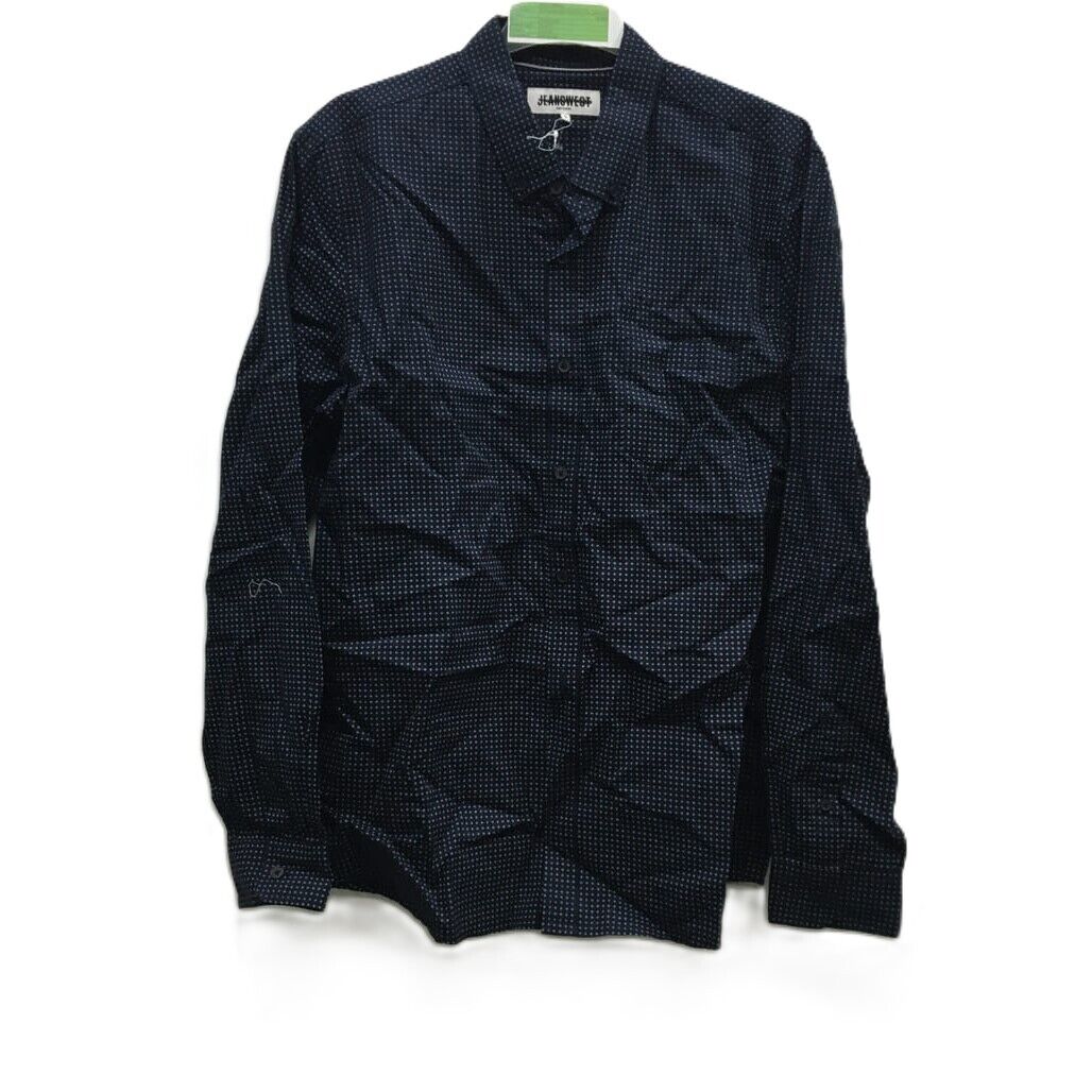 Sample Jeanswest Men Navy Blue Every Day Casual Shirt with Pocket Size L NEW