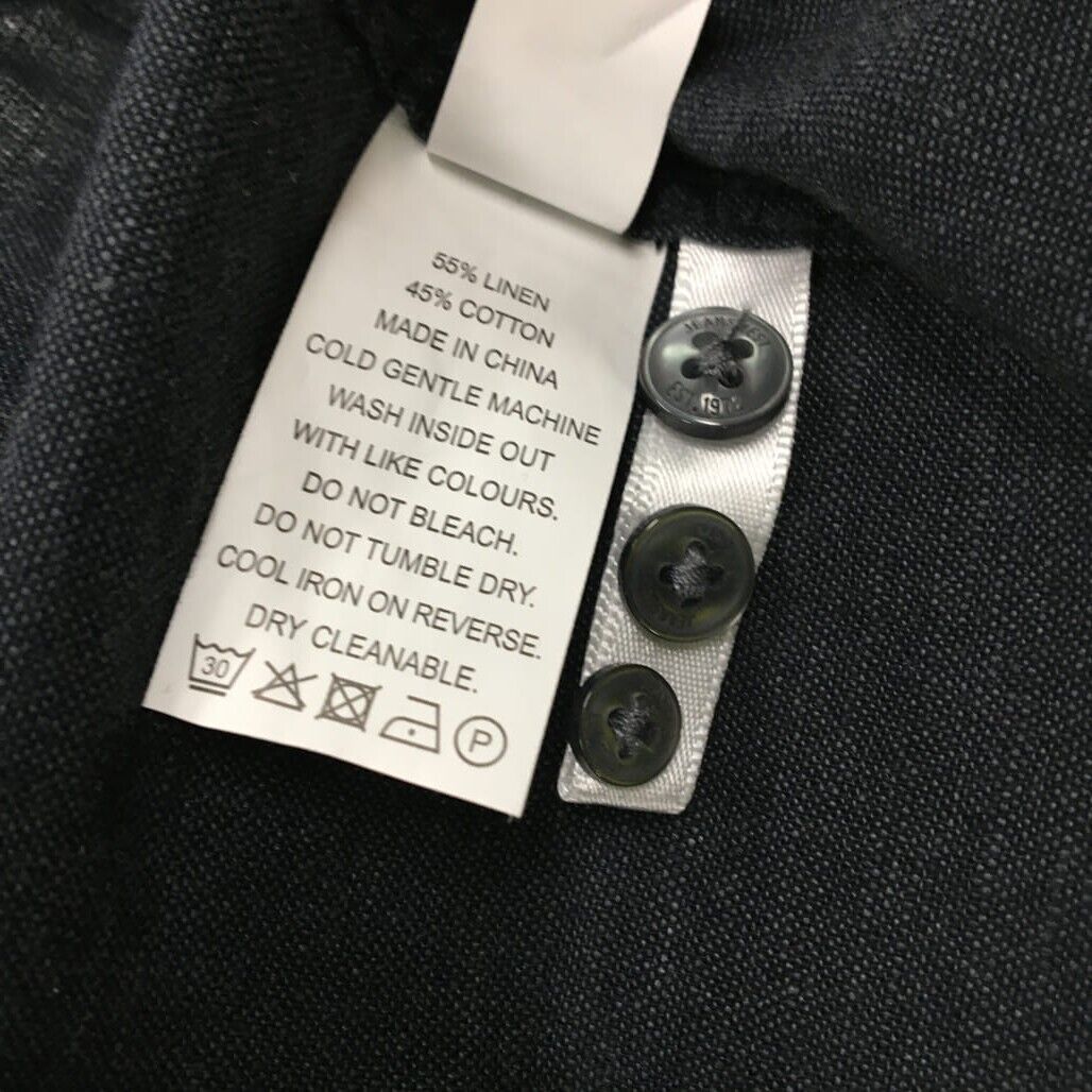 Sample Jeanswest Men Charcoal Long Sleeve Shirt with Two Pocket Size M NEW