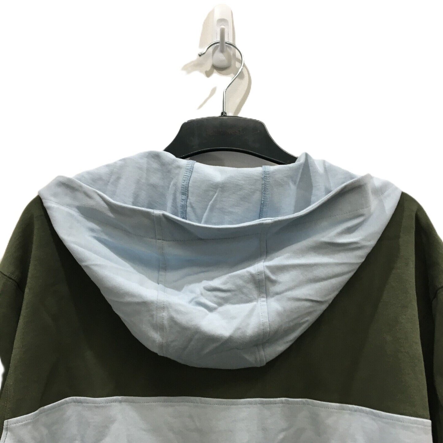 Jeanswest Two-Coloured Green Comfortable Hooded Everyday Jumper Size L New