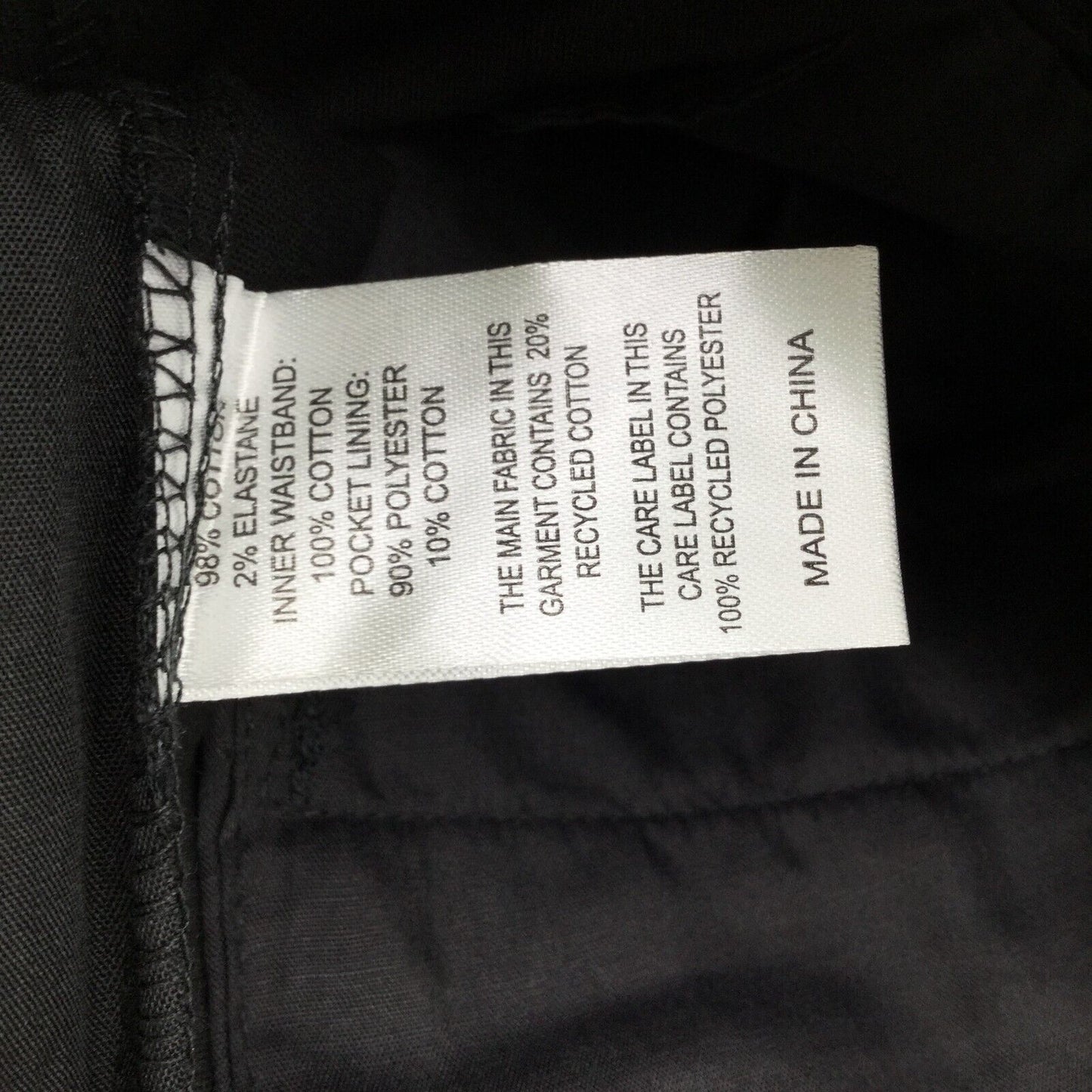 NEW Jay Jays Chino Cotton Blend Black & Grey Dot Print Shorts Mens Size 28