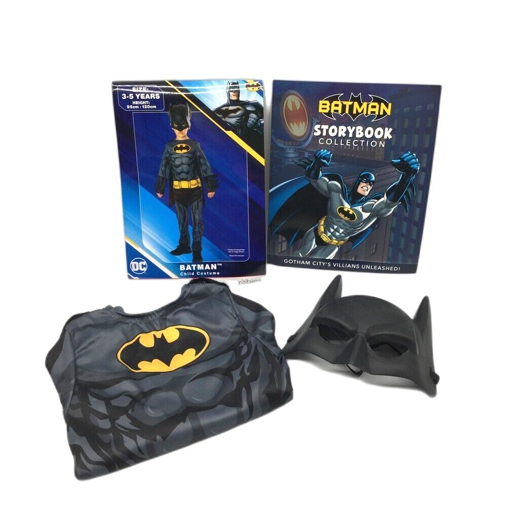 Rubies Batman Child Costume & Storybook Collection 3-5 Years 95-120cm Height NEW