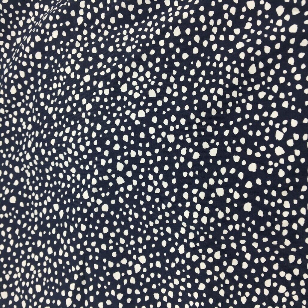 ROXY Polka Dot Navy Blue Open Back One-Piece Woman Swimwear Size XS NEW