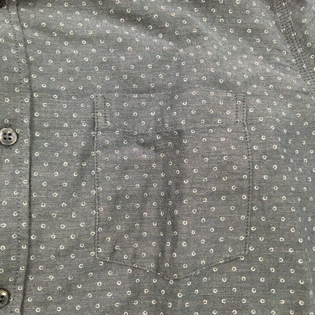 Sample Jeanswest Men Navy Blue Denim Look Shirt with One Pocket Size M NEW