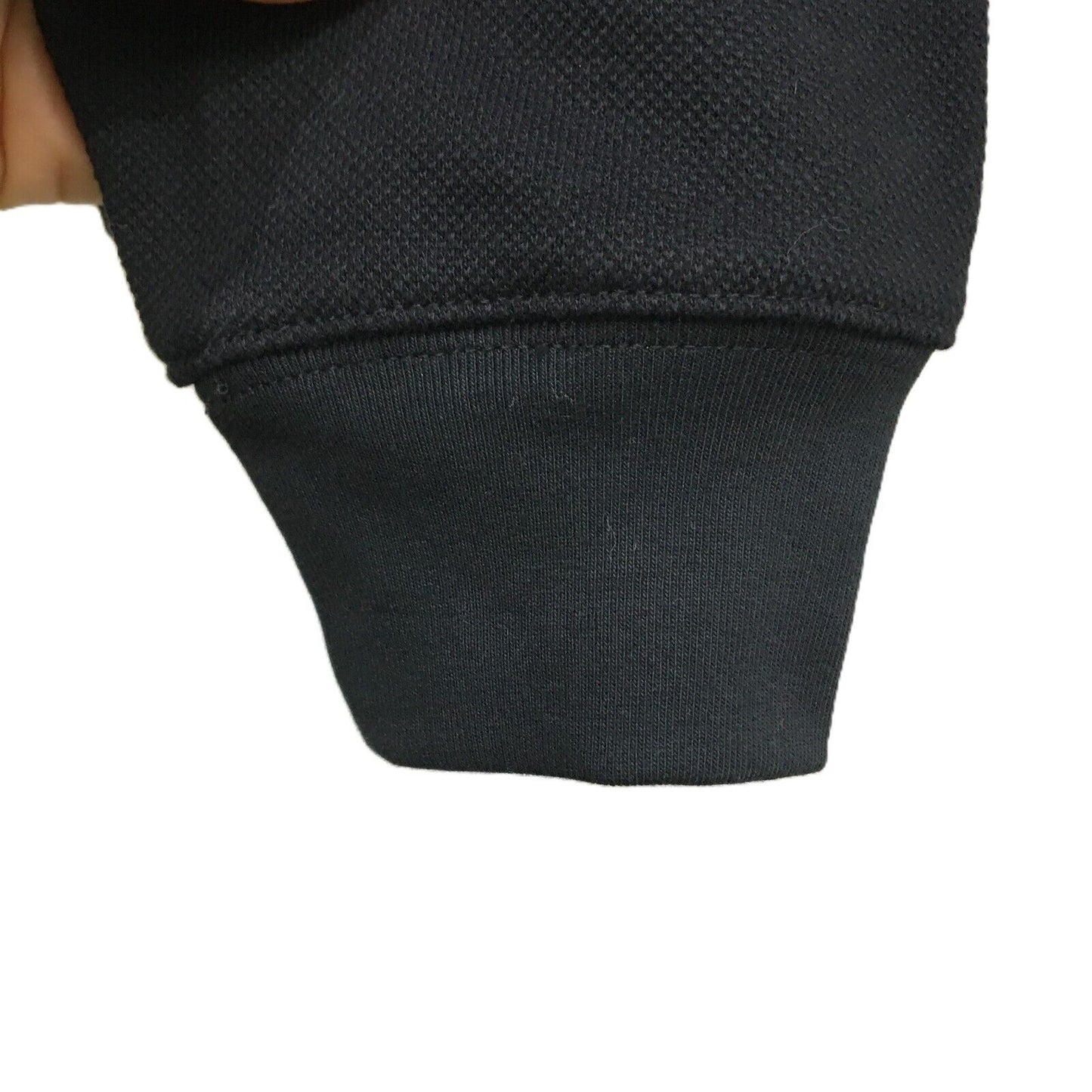 Jeanwest Black Waffle Long Sleeve Zip Casual Everyday Stylish Jumper NEW