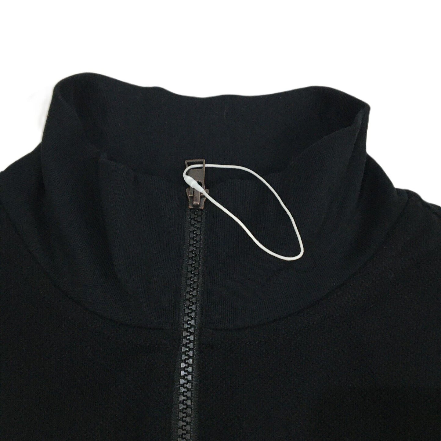 Jeanwest Black Waffle Long Sleeve Zip Casual Everyday Stylish Jumper NEW