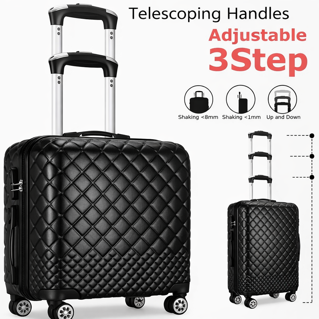 Sandinrayli XLXTJ-4JT02 Softside Expandable Luggage Set with Spinner Wheels NEW