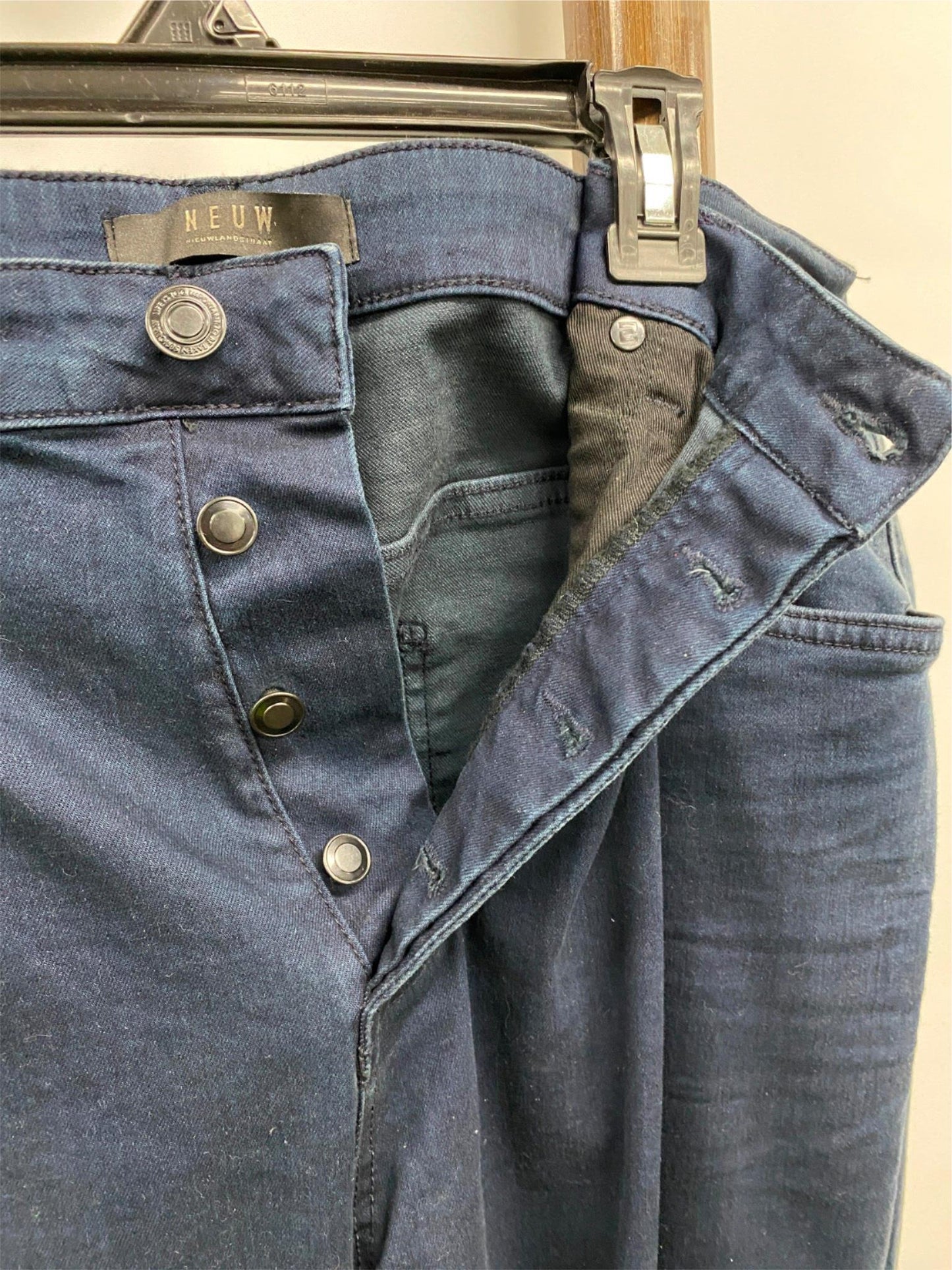 Neuw Cotton Relaxed Ray Tapered Nordic Blue Jeans Mens Size 38 34 NEW