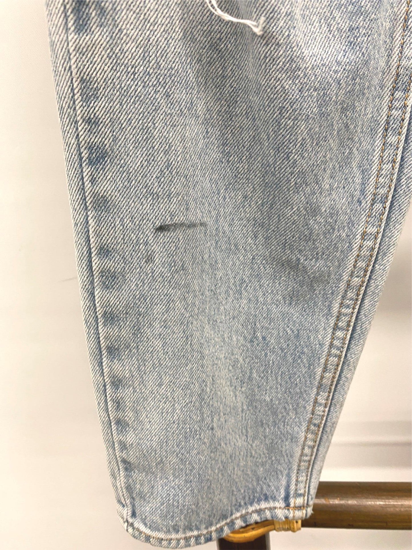 Ksubi Cotton Washed Blue Ripped Denim Jeans Mens Size 28 NEW