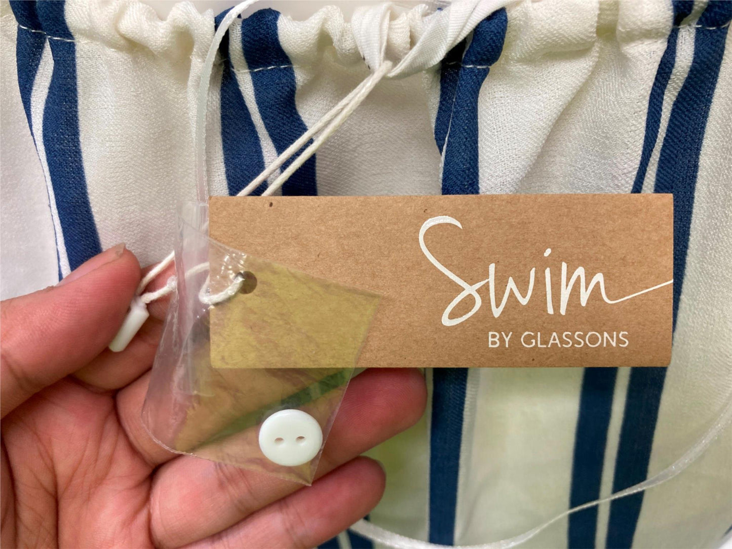 Glassons Swim Open Back Halterneck Midi Dress White Ladies Sz M NEW
