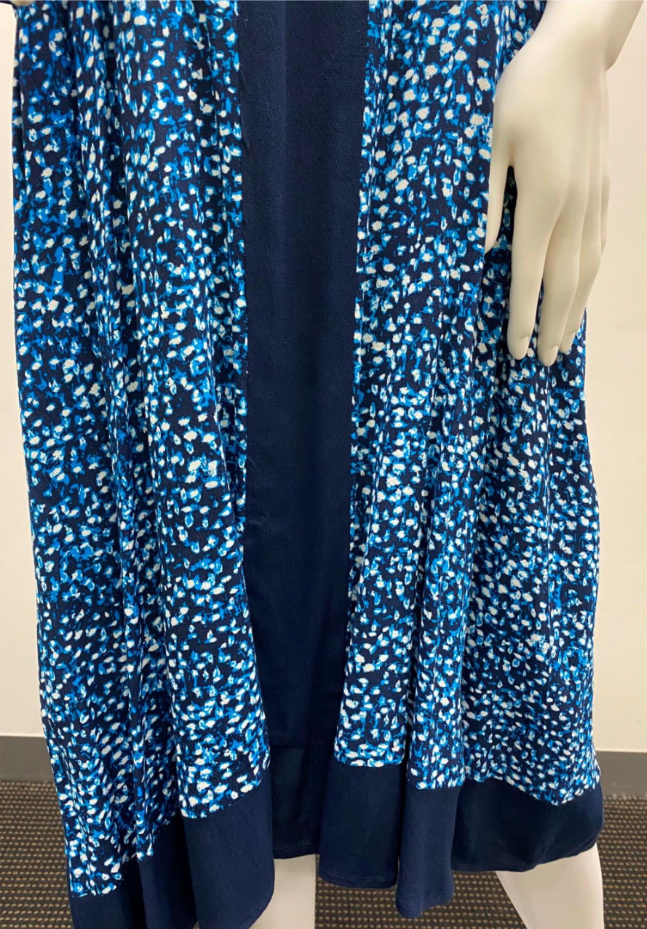 Regatta Woman Polyester Blue Navy Spotted Dress Ladies Size 24 NEW