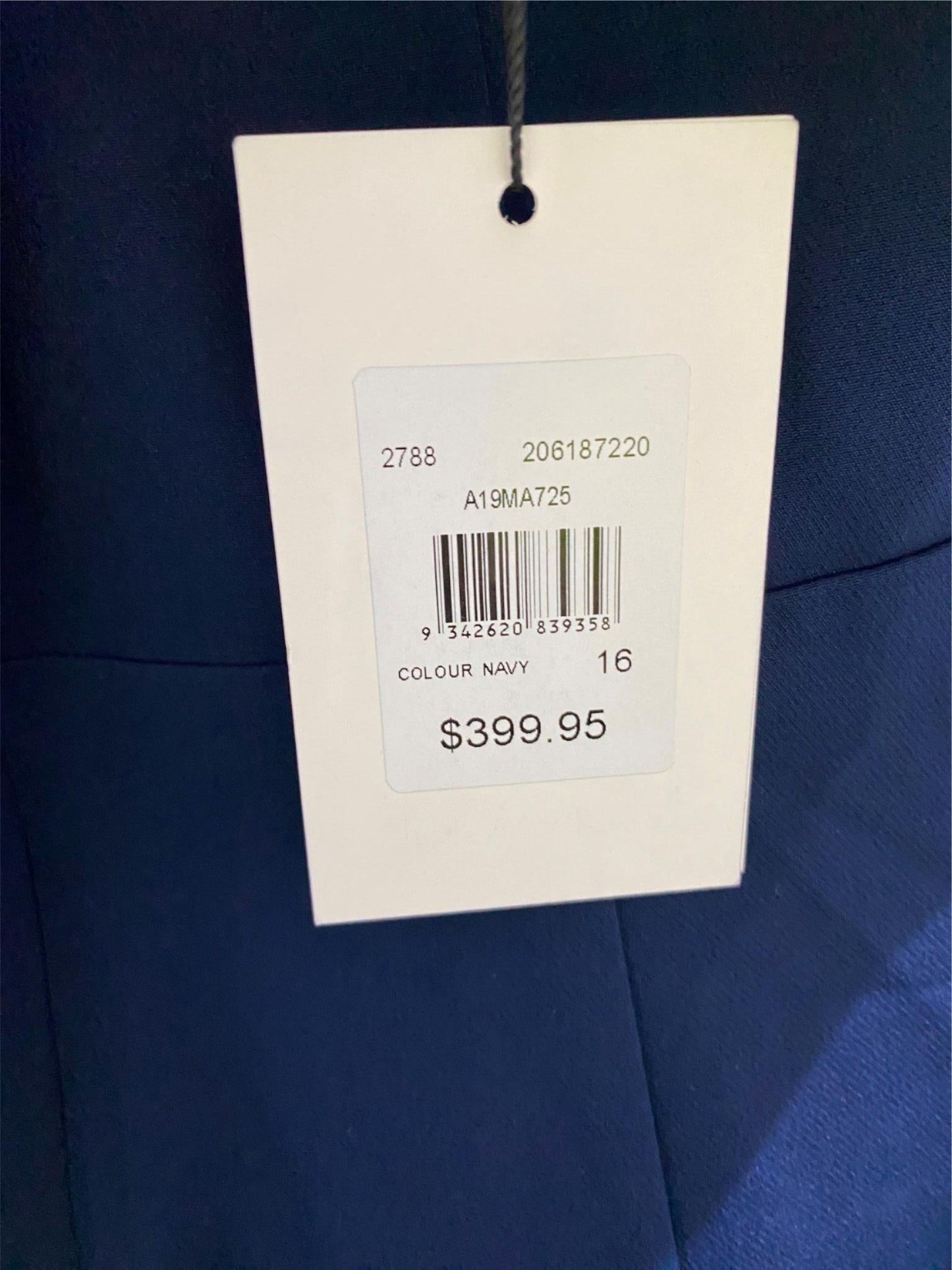 Montique Polyester Formal Navy One-Piece Dress Ladies Size 16 NEW