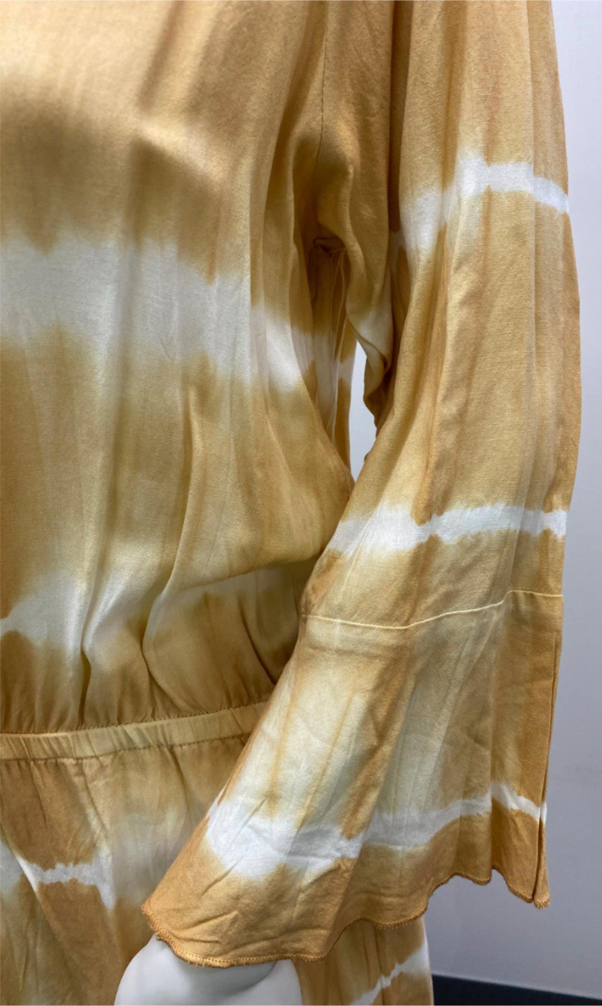 Talisman Desert Spell Yellow/Brown Jumpsuit Ladies Size S NEW