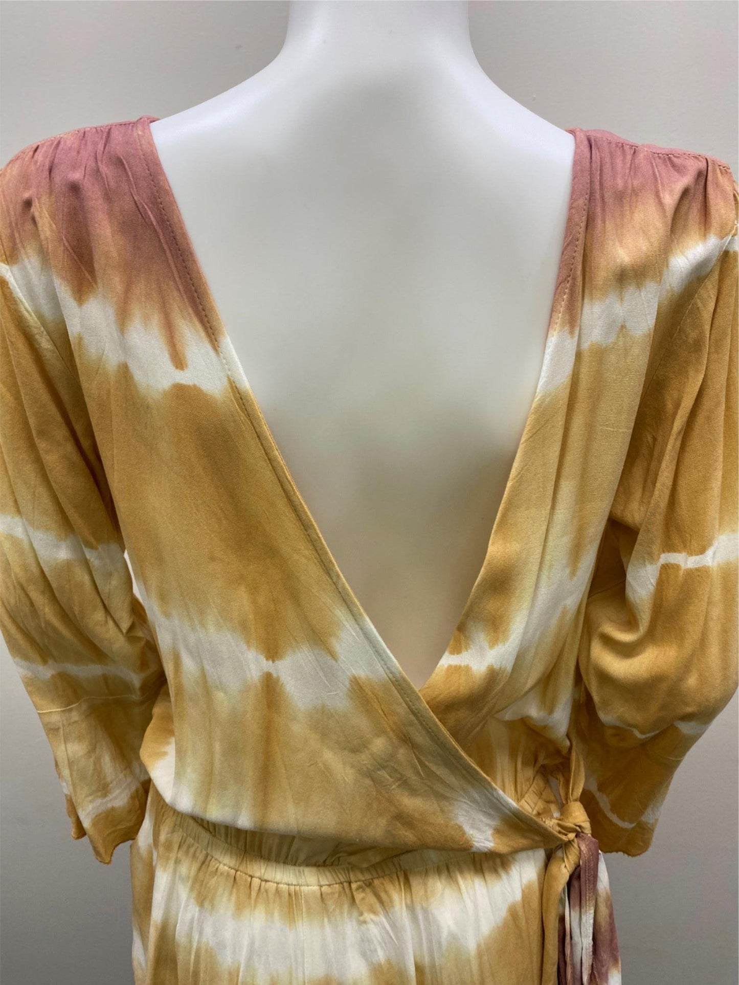 Talisman Desert Spell Yellow/Brown Jumpsuit Ladies Size S NEW