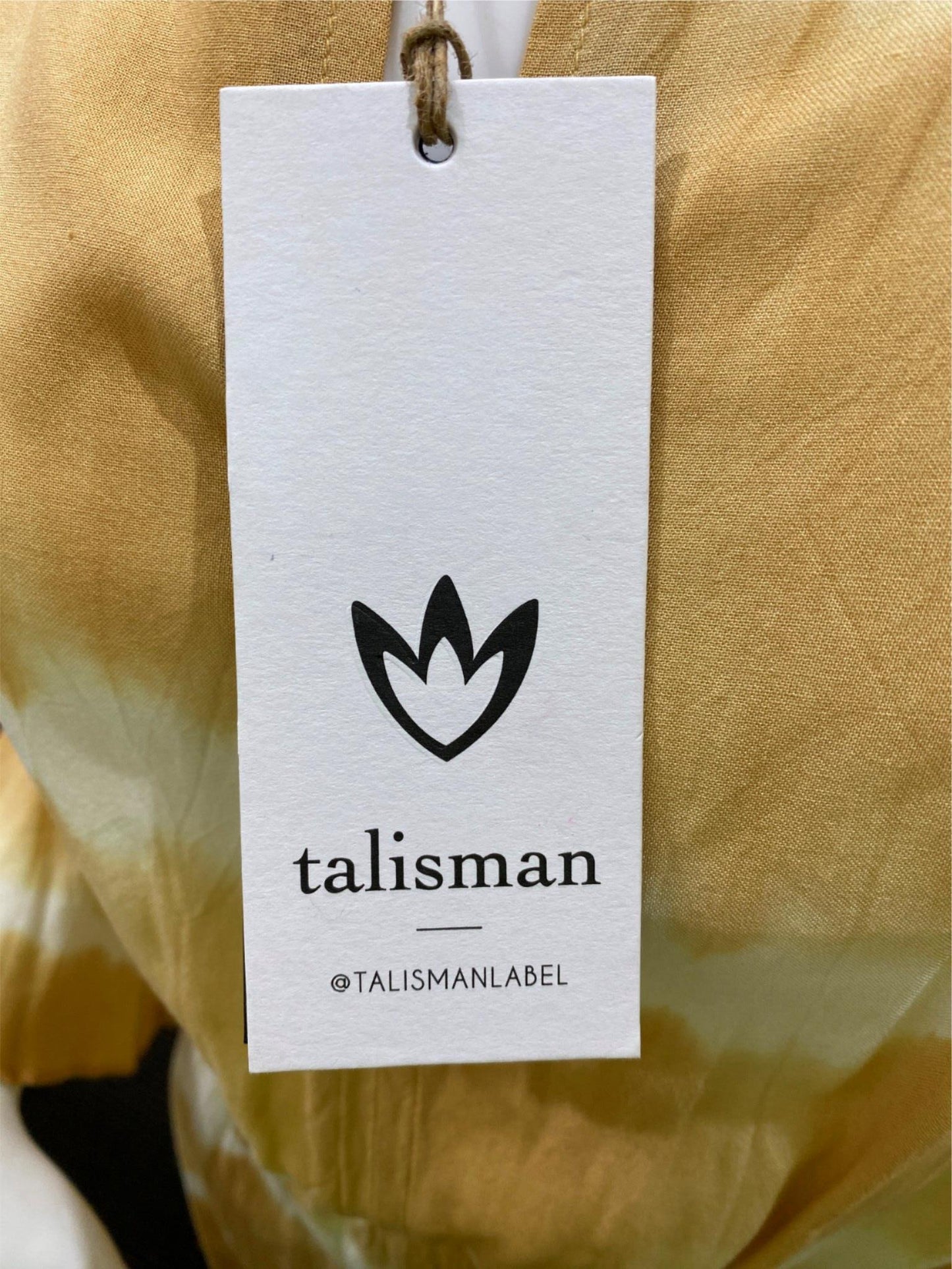Talisman Desert Spell Yellow/Brown Jumpsuit Ladies Size S NEW
