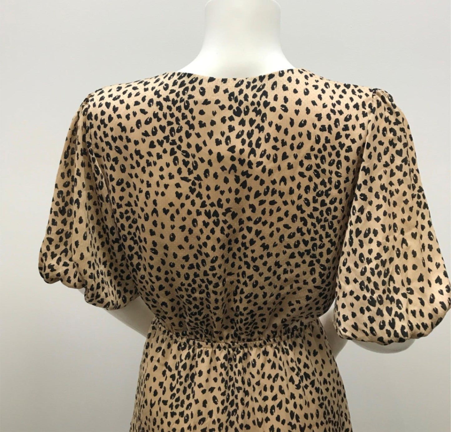 Sweet Pot Cheetah Print Short Sleeve Mini Dress Ladies Size 6 NEW