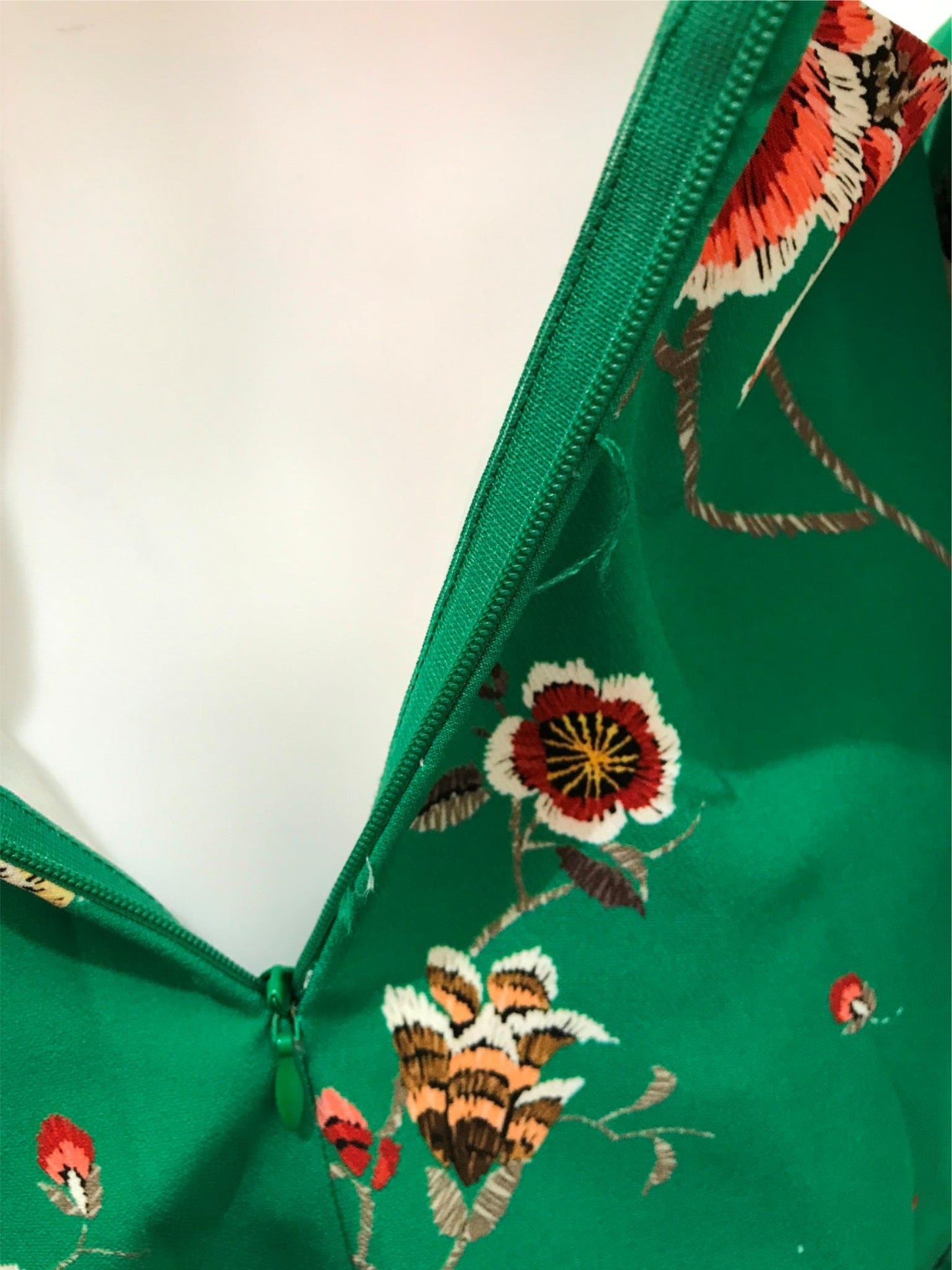 Zara Woman Green Floral Long Sleeve Mini Dress Ladies Size S NEW
