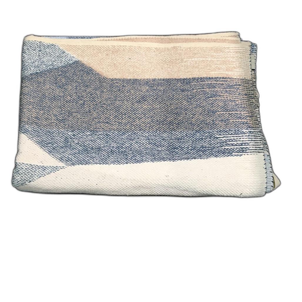 Kirkton House Woven Fringed Geometric Large Rug Size 240X160 Cm NEW