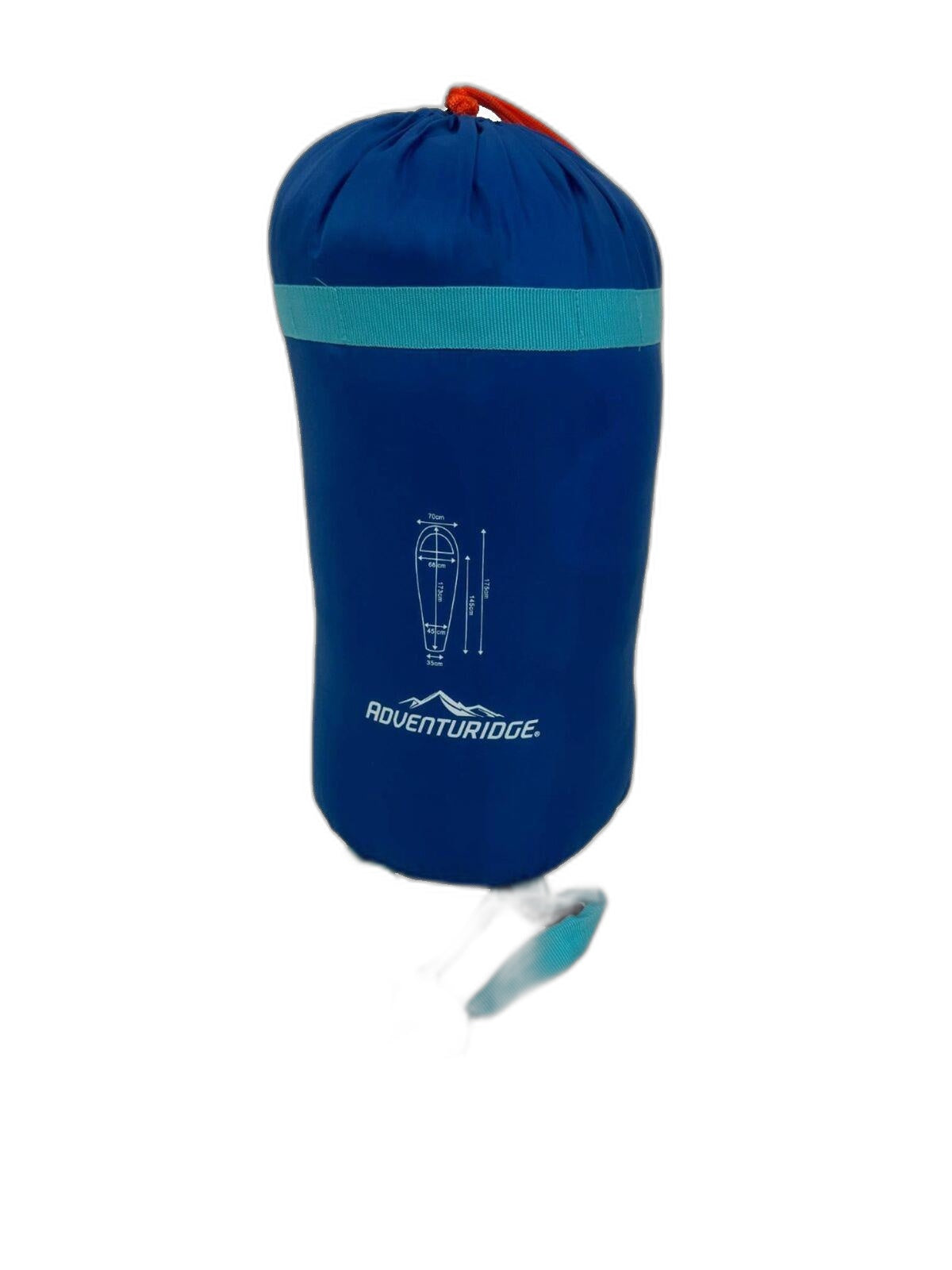 Adventuridge Childrens Soft Touch Lining Sleeping Bag Blue -Right 175cm NEW