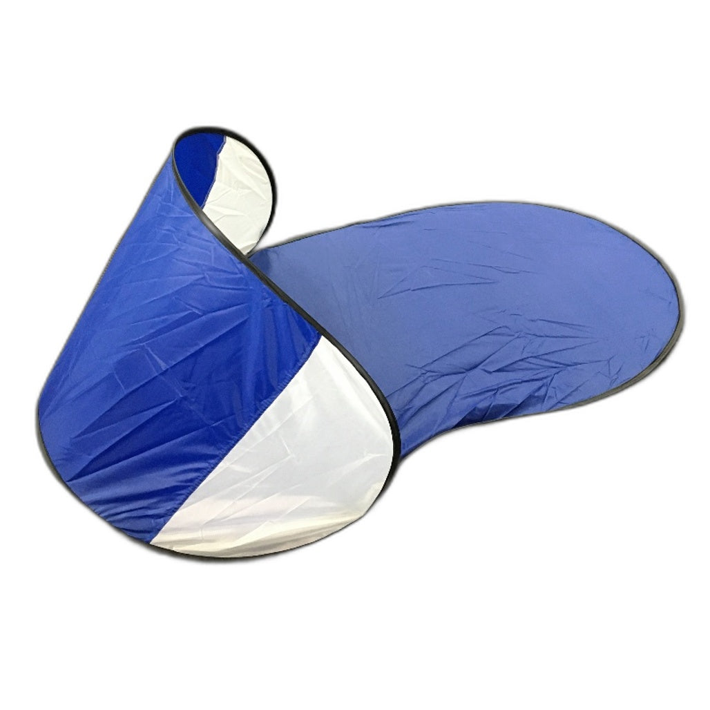 Sense Group TS 14270 Lightweight Foldable Beach Mat with Shade in Blue NEW