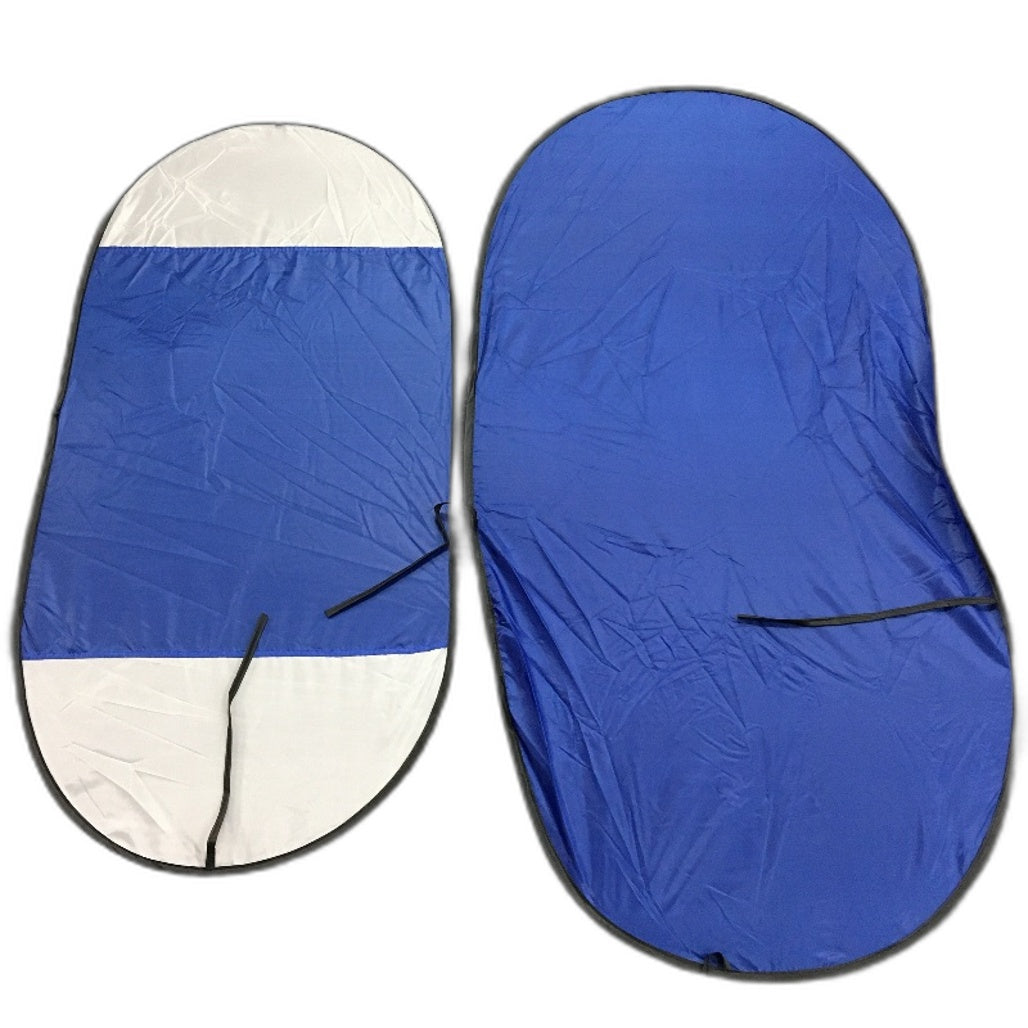 Sense Group TS 14270 Lightweight Foldable Beach Mat with Shade in Blue NEW