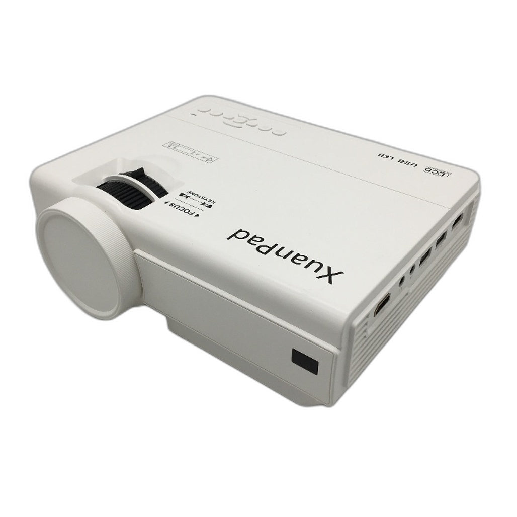 XuanPad K8 1080p HD Mini Home Theater Video Projector in White DEMO