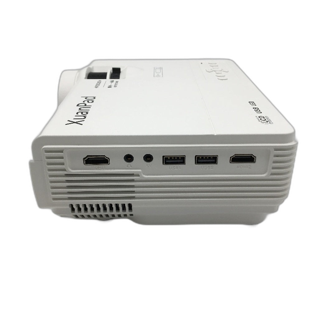 XuanPad K8 1080p HD Mini Home Theater Video Projector in White DEMO