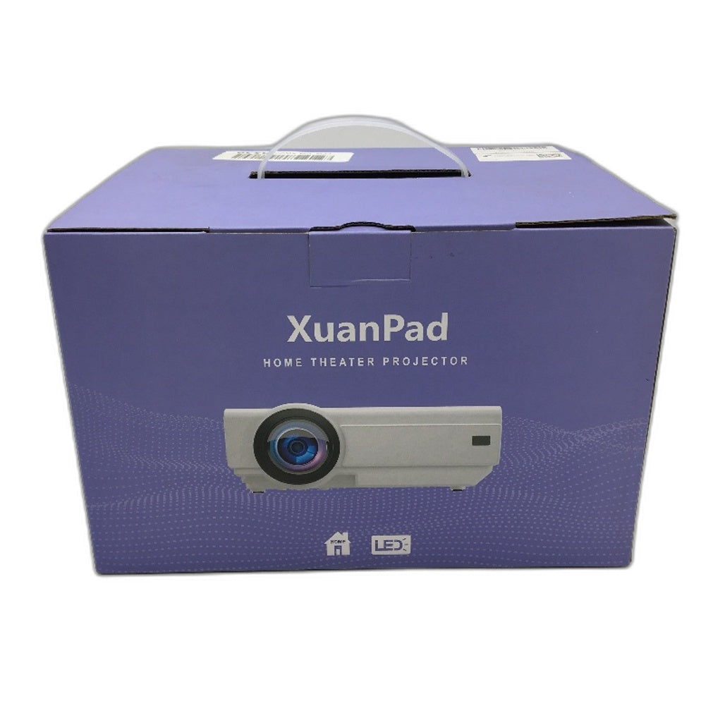 XuanPad K8 1080p HD Mini Home Theater Video Projector in White DEMO