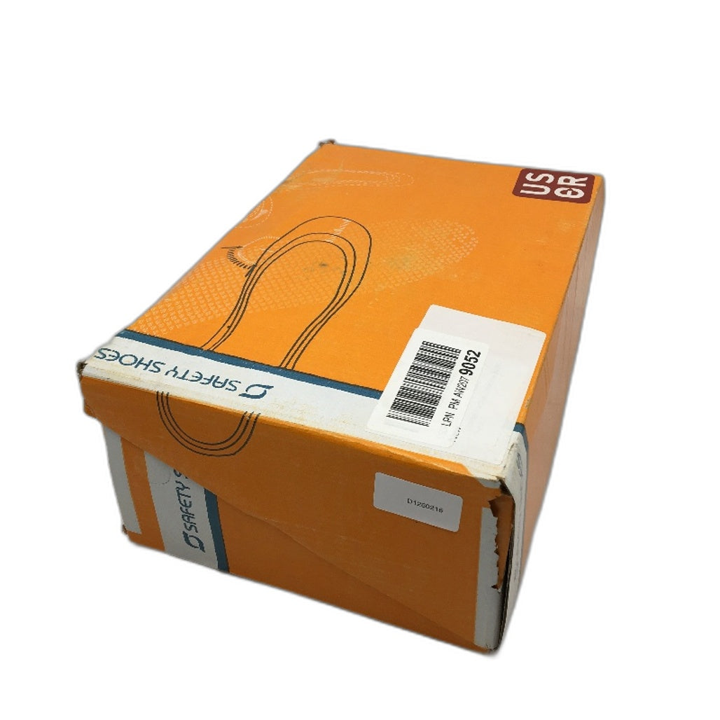 9KSAEFTYJB Safety Steel Toe Black Dial Lace Work Trainers Mens Size EU 41 NEW