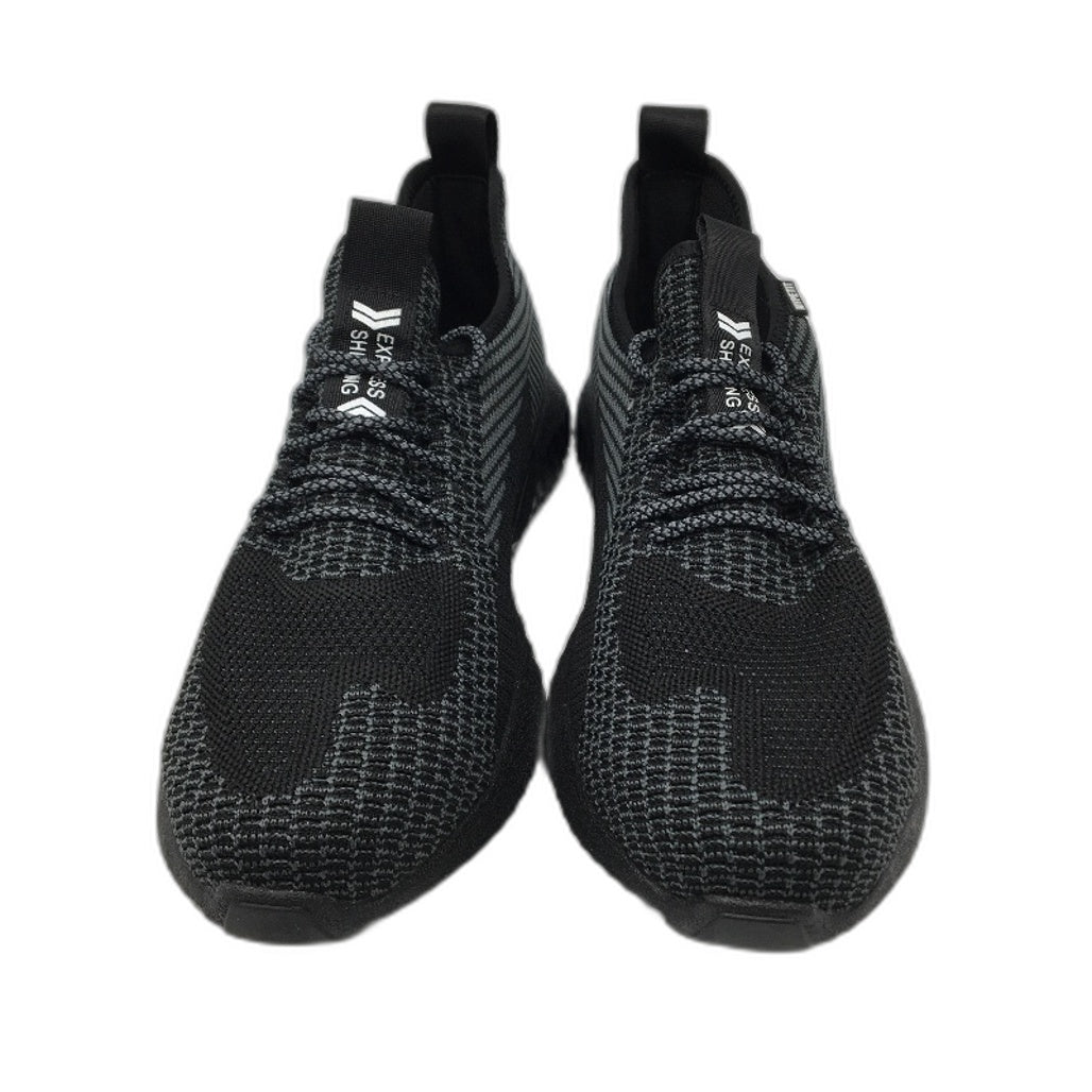 Mypetit Express Shipping Black Grey Steel Capped Shoes Mens Size EU 46 UK 13 NEW