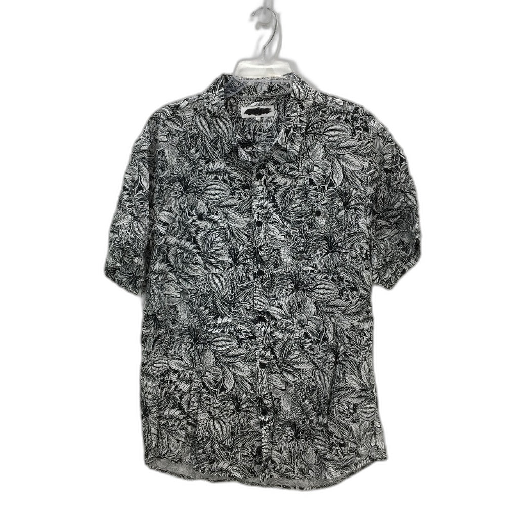 Jeanswest 2Pack Tropical Black Blue Short Sleeve Casual Shirts Mens Size L NEW