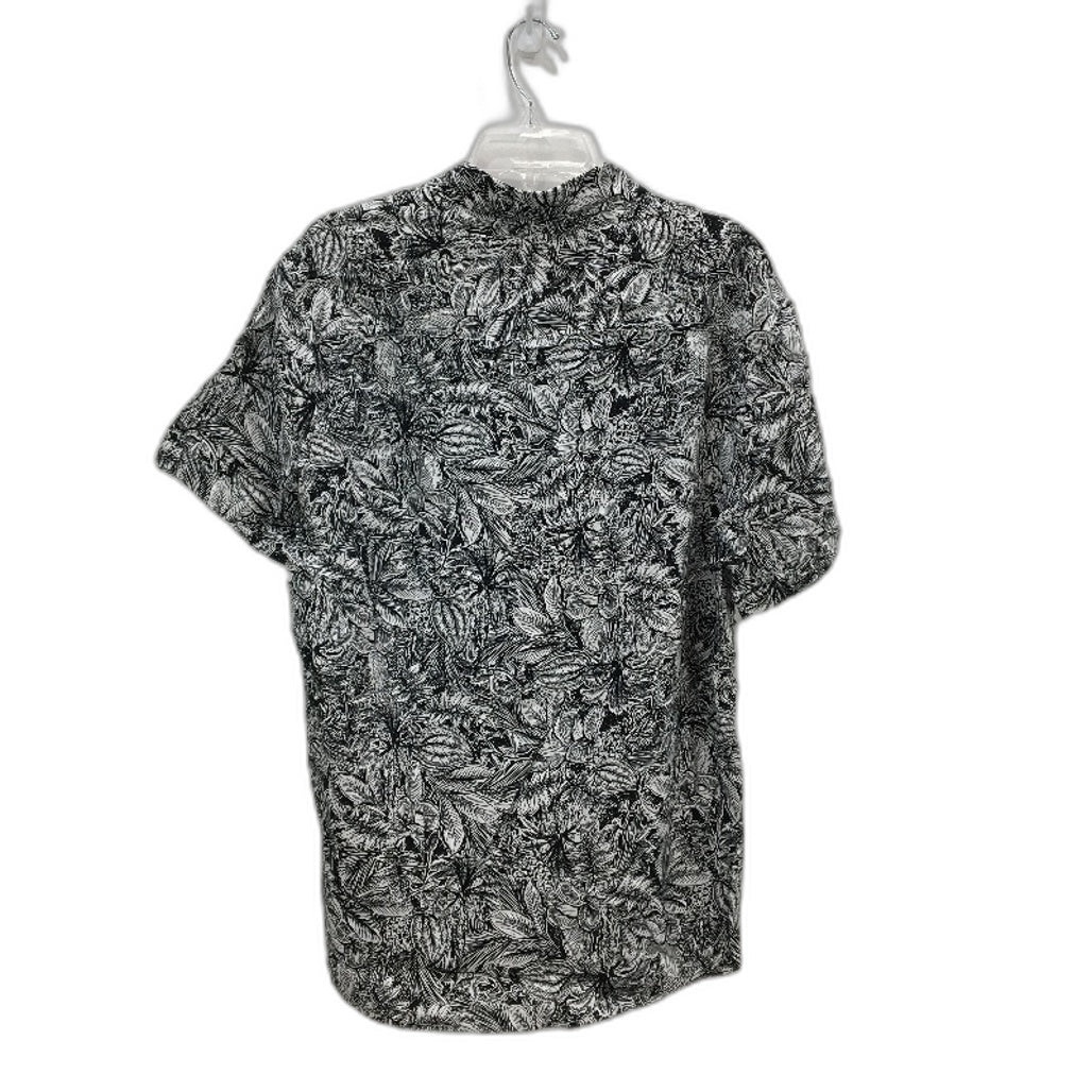 Jeanswest 2Pack Tropical Black Blue Short Sleeve Casual Shirts Mens Size L NEW