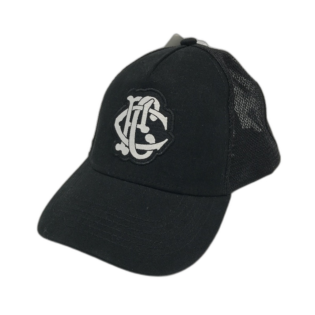 ISC AFL Collingwood FC Street Logo Black Trucker Cap Unisex One Size NEW