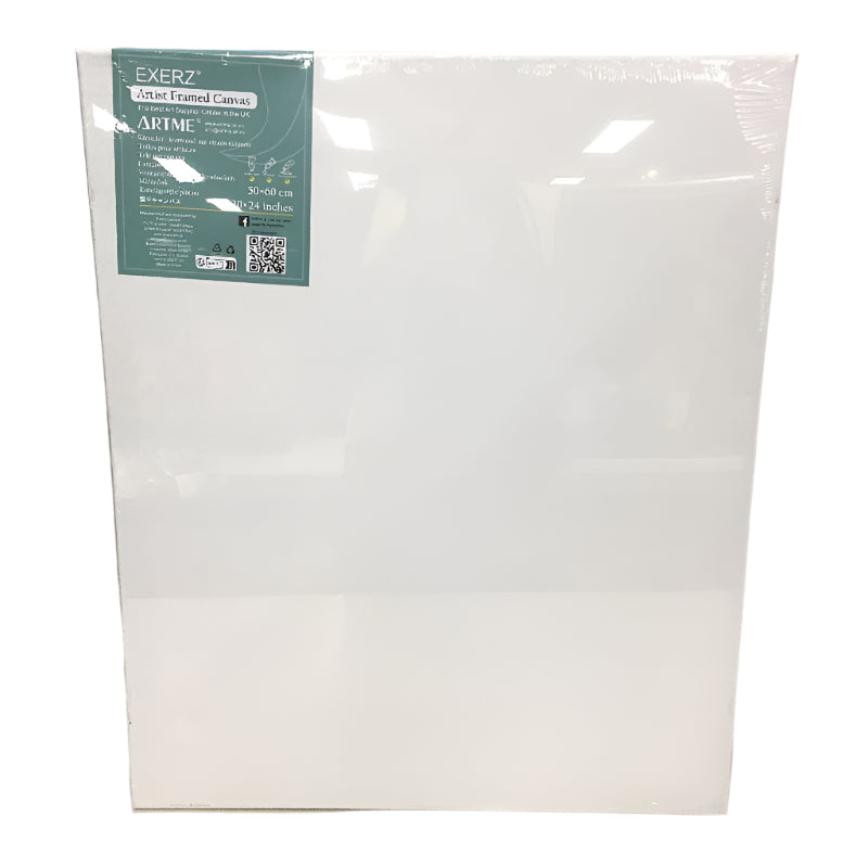 EXERZ 4 Piece 50x60cm Artist Framed Triple Primed Weight Cotton Canvas NEW