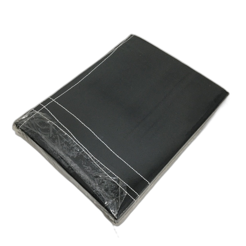 Caprice Stitchline Black and White Quilt Cover Set with 2 Pillowcases SINGLE NEW