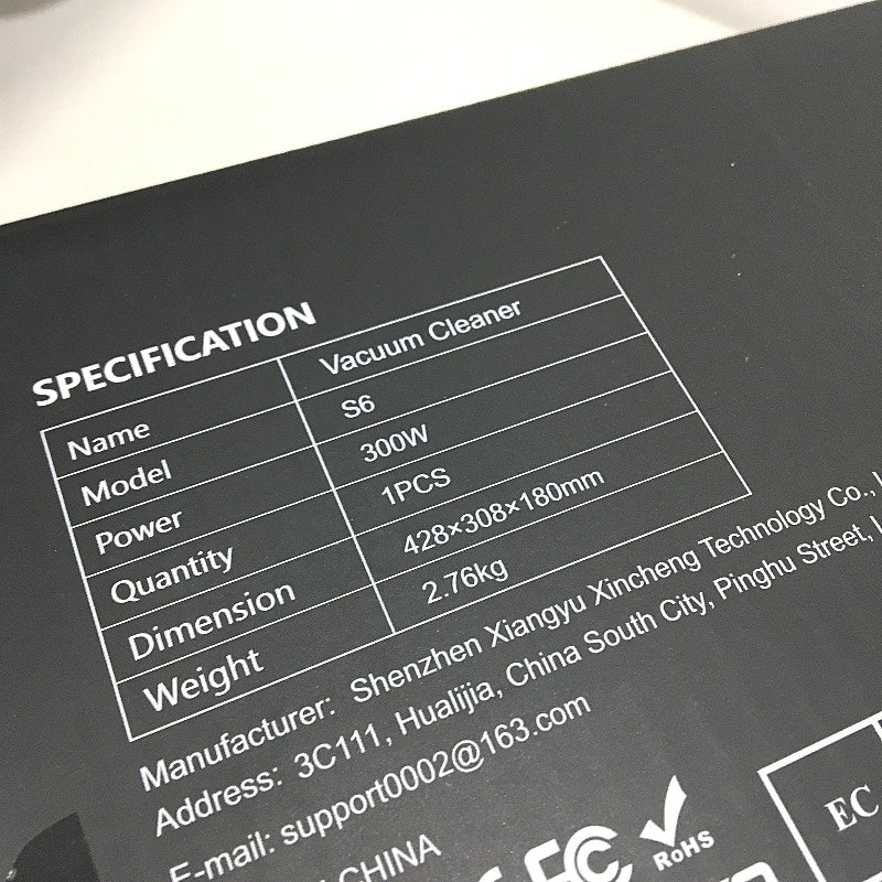 S6 1L Cyclone Tech 2.0 5V Wireless HEPA Filter Stick Vacuum Cleaner NEW