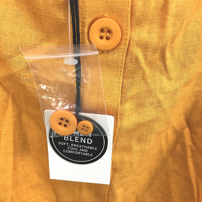 Jeanswest Butterscotch Candy Cropped Square Neck Top Ladies Size 10 NEW