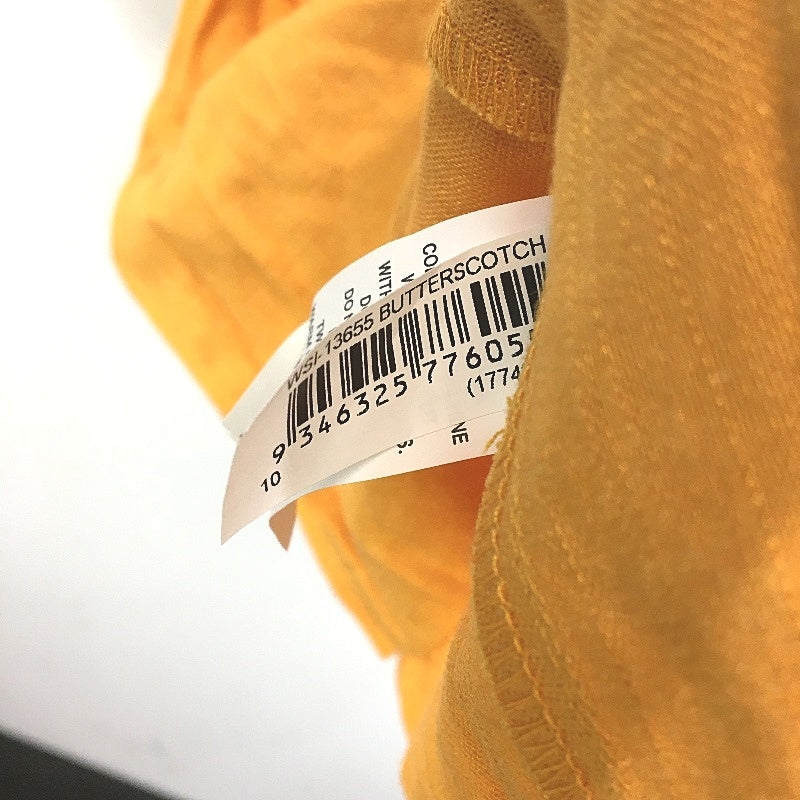 Jeanswest Butterscotch Candy Cropped Square Neck Top Ladies Size 10 NEW