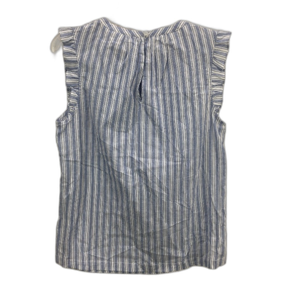 Jeanswest Blue Stripe Lightweight Sleeveless Blouse Top Ladies Size 10 NEW