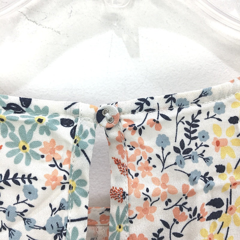 Jeanswest Multicoloured Printed Floral Short Sleeve Blouse Top Ladies Sze 10 NEW