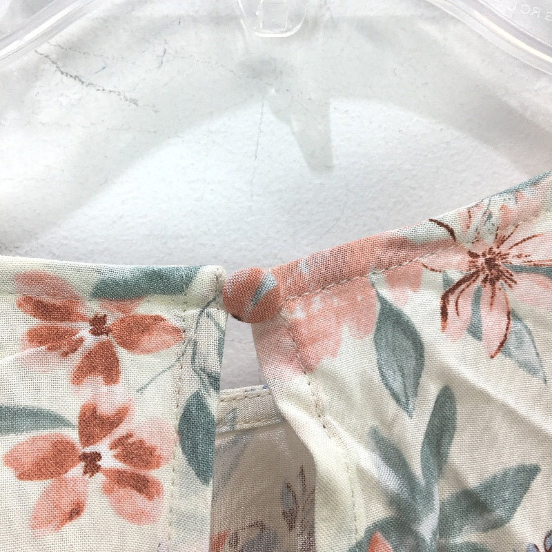 Jeanswest Multicoloured Garden Floral Mid Sleeve Blouse Top Ladies Sze 10 NEW