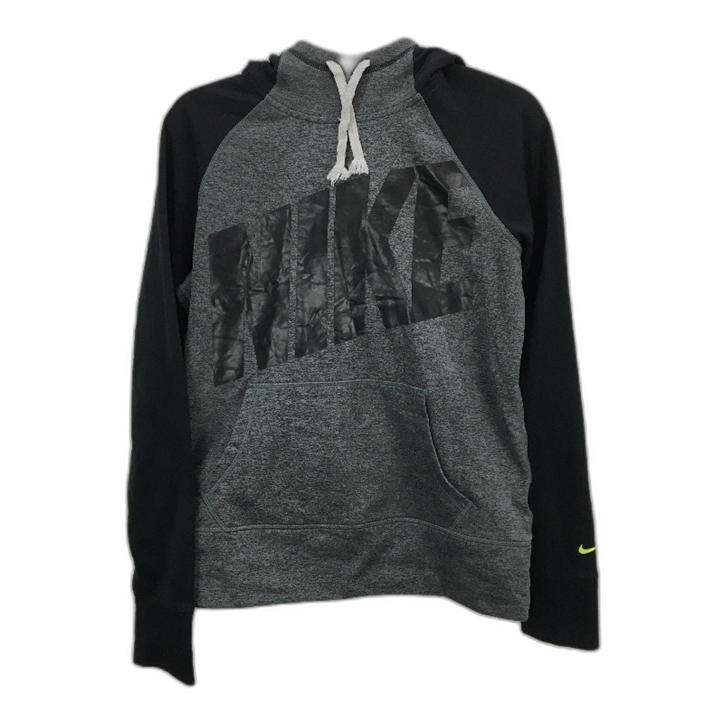 Nike Dark Grey Therma-Fit Hooded Sports Activewear Jumper Unisex Size M