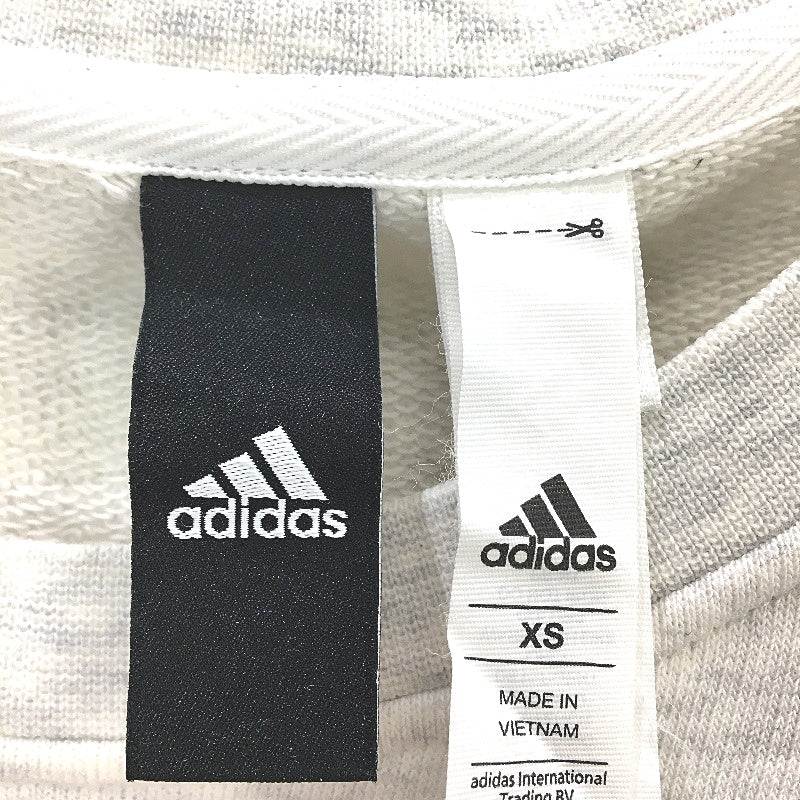 Adidas Athletics White Grey Classic Style Sweatshirt Jumper Ladies Size 8