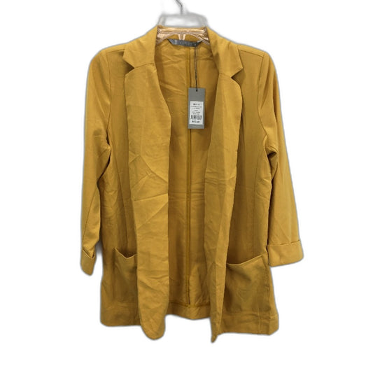 Katies K Workwear Mustard Mimosa Soft Blazer Jacket Ladies Size 8 NEW