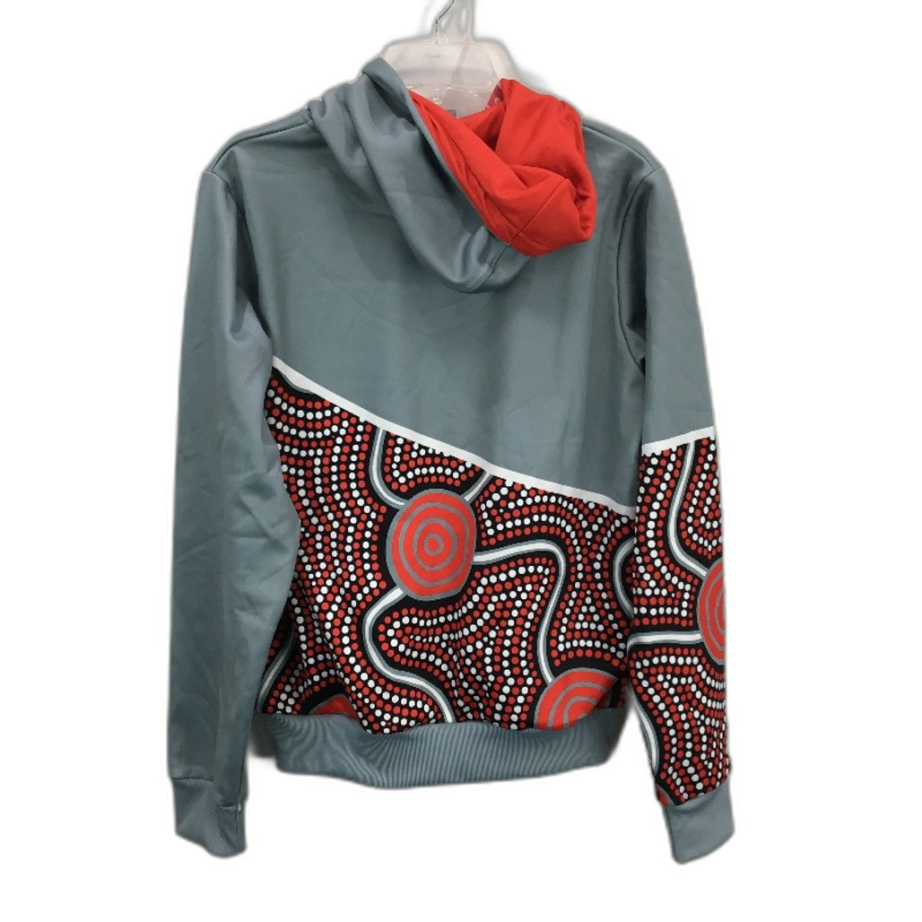 Sinalli Sportswear Grey Kari Foundation Artistic Print Hoodie Ladies Size 14 NEW