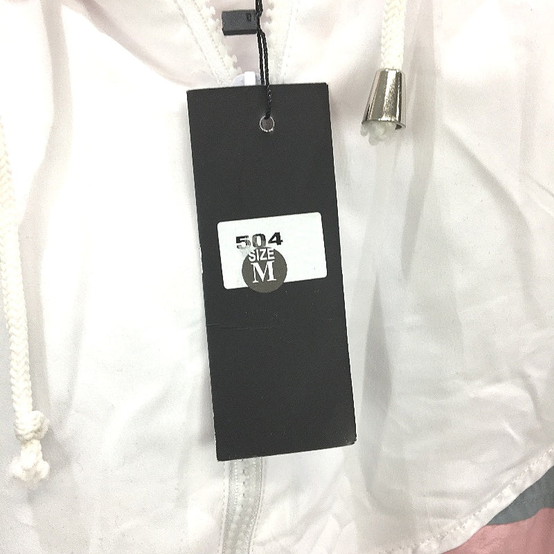 Rising Pastel Pink Grey White Hooded Lightweight Jacket Ladies Size M NEW