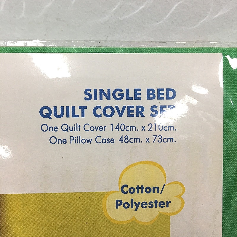 Disney Winnie The Pooh Cotton Blend Quilt Cover Set SINGLE Bed NEW